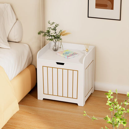Modern Bedside Storage Cabinet – Stylish Nightstand Organizer