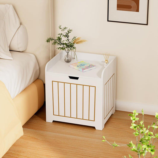 Modern Bedside Storage Cabinet – Stylish Nightstand Organizer
