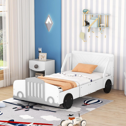 “Adventure Ride” Wooden Car Bed – Sleek Jeep Design for Kids