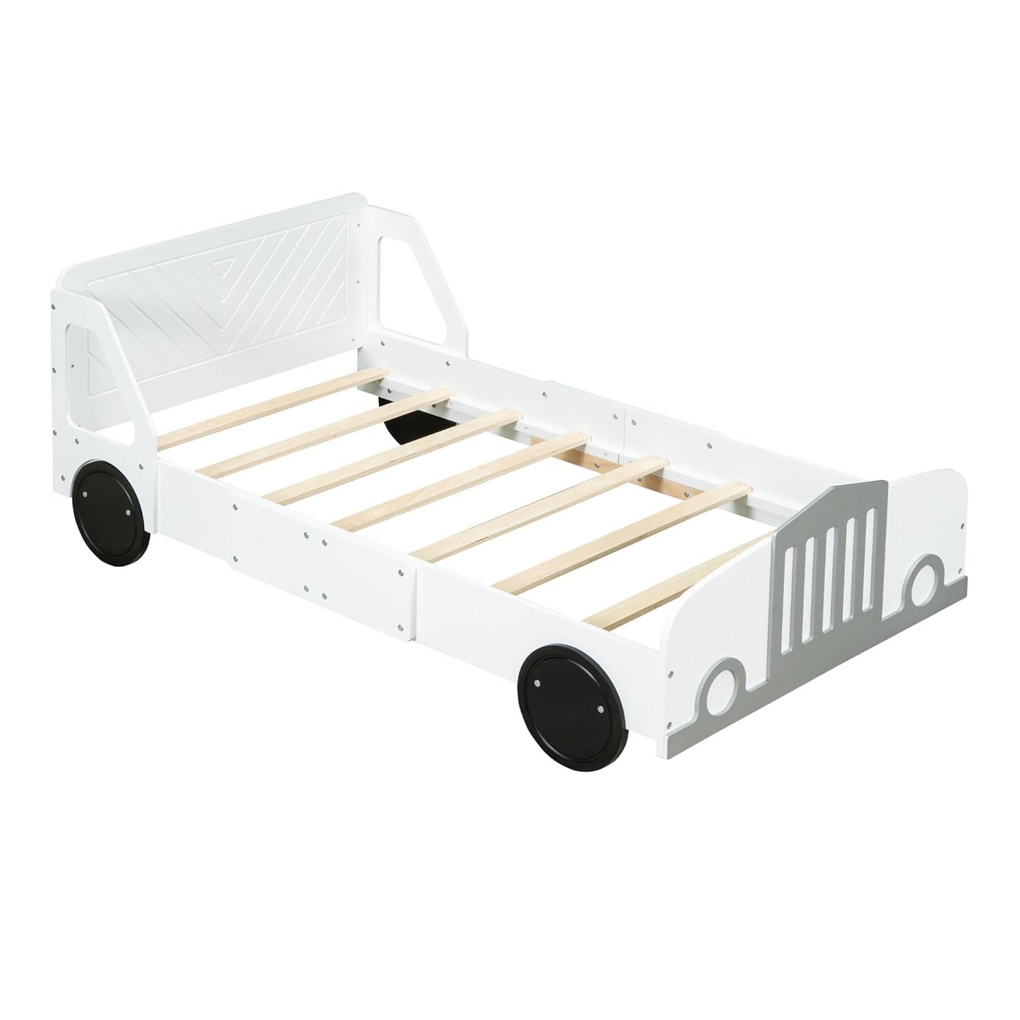 “Adventure Ride” Wooden Car Bed – Sleek Jeep Design for Kids