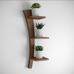 Plant Stand & Living Lounge Organizer Shelf – Modern Wooden Display Decor