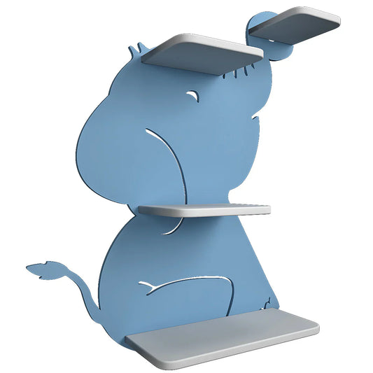 Elephant Wall Shelf for Kids – Cute Wooden Organizer for Toys & Books