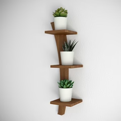 Plant Stand & Living Lounge Organizer Shelf – Modern Wooden Display Decor